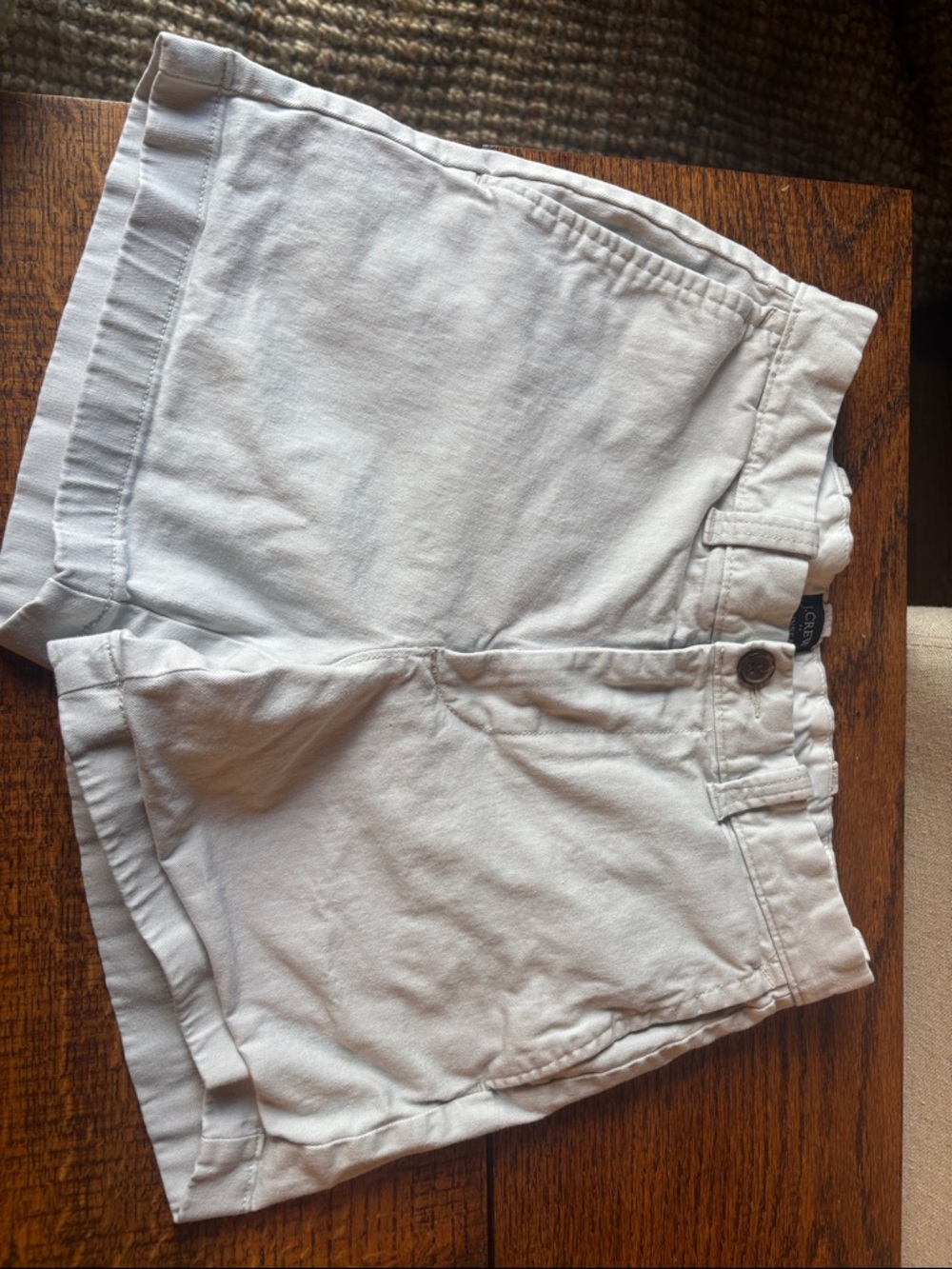 J. Crew boy Light Gray High-Waist Casual Shorts